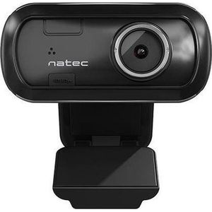 Webcam Natec NKI-1671 FHD 1080P Zwart