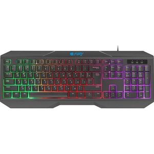 Fury COMBO set 4in1 Thunderstreak 3.0 en muis + Hoofdtelefoon + Muismat, Muismat, Zwart