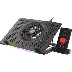 Genesis OXID 450 Gaming Laptop cooler met RGB verlichting 15,6 inch