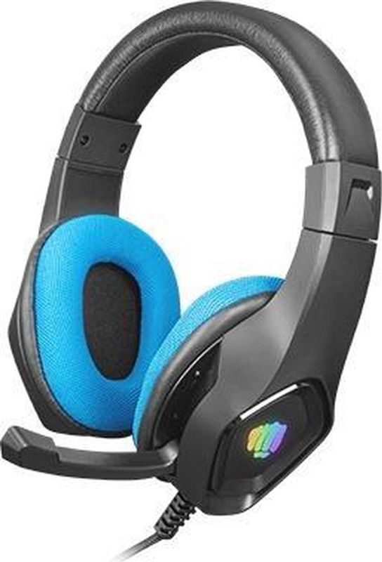 Fury - Phantom - Koptelefoon - Zwart - Met Microfoon - RGB Verlichting