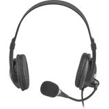 Natec NSL-1692 Hoofdtelefoon met Microfoon - Zwart Multicolour