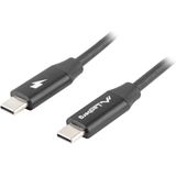 Lanberg USB-C M/M 2.0 kabel 1,8 m Snel (1.80 m, USB 2.0), USB-kabel