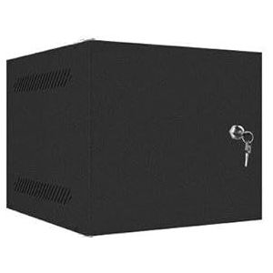 Lanberg - Rack 10 Wandmontage - 6U - Kleur Zwart - Materiaal Staal