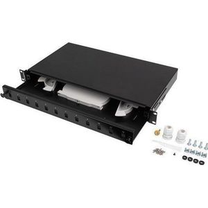 Lanberg 19 inch 1U FIBER PATCH PANEL 12XSC SIMPLEX / 12XLC DUPLE