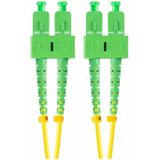 Lanberg - G657A1 - Slang - Geel - Duplex - 2 m