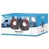 Genesis NATEC UGO luidsprekers 2.0 Tamu S100 rood, PC-luidspreker, Rood
