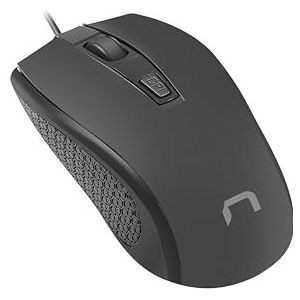 Natec - NMY-1798 - Hoopoe 2 - Bedrade Muis - Zwart - USB 2.0 - 1600 DPI