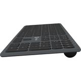 Natec - Dolphin Slim Draadloos Toetsenbord - Spaans - Aluminium - Monochroom