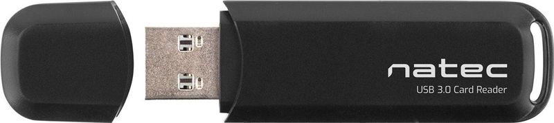 NATEC SCARAB 2 SD/Micro SD Kaartlezer - USB 3.0 - Zwart