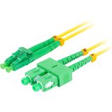 Hose Lanberg G657A1 Yellow Duplex 2 m