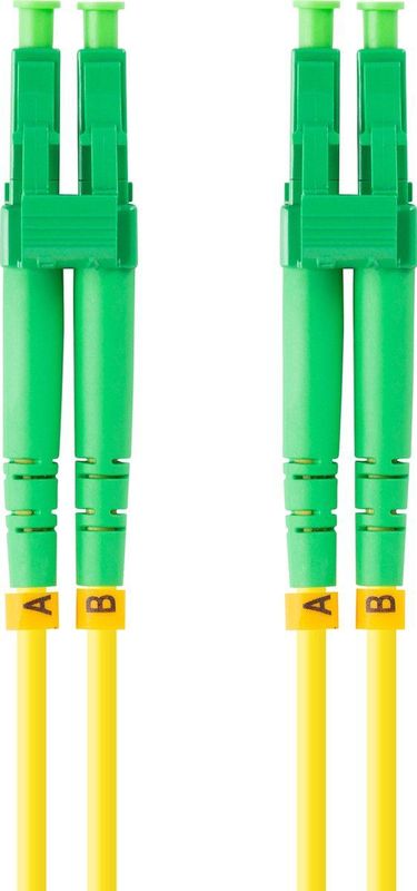 Hose Lanberg G657A1 Yellow Duplex 2 m