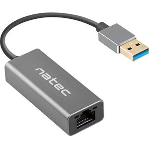 Natec - Cricket - Netwerkadapter - Zwart - USB 3.0 - RJ45 1GB