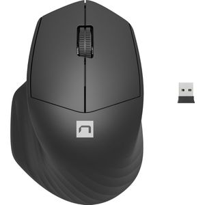 Natec - Siskin 2 - Draadloze Muis - Zwart - Bluetooth 5.0 + 2.4GHz
