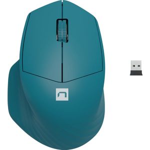 MUIS NATEC SISKIN 2 DRAADLOOS 1600DPI BLUETOOTH 5.0 + 2,4GHz BLAUW