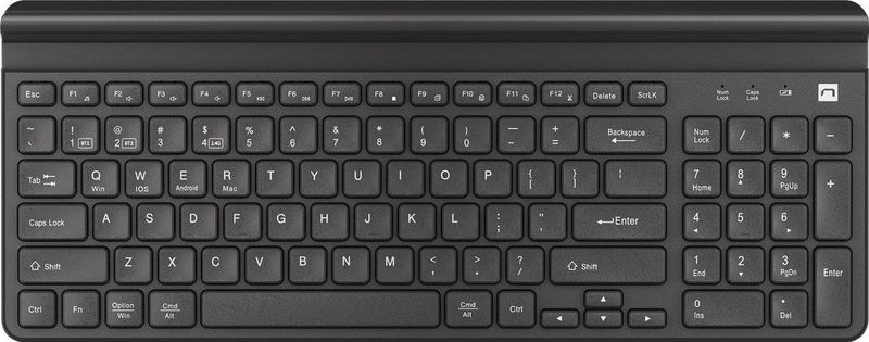 Natec - Felimare - Toetsenbord - Draadloos - Zwart - Bluetooth - US Layout