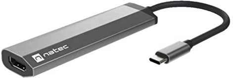 Natec Multi Port Fowler Slim USB-C PD, 2x USB 3.0