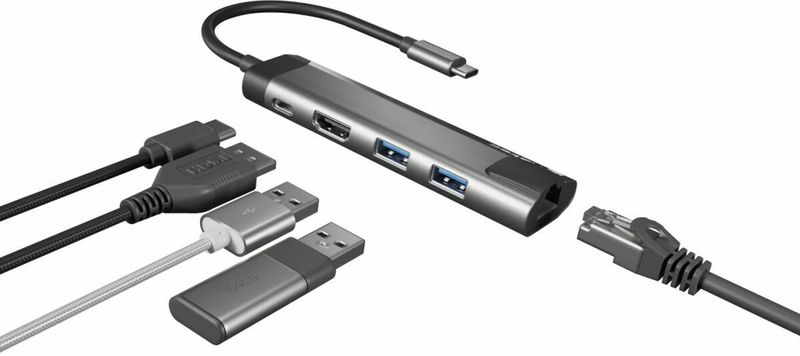 Natec Multi Port Fowler Go USB-C PD, 2x USB 3.0