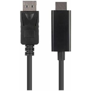 DisplayPort naar HDMI Kabel Lanberg CA-DPHD-11CC-0010-BK 1 m