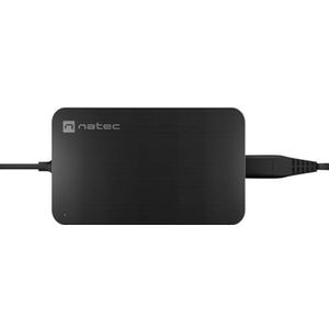 Genesis Laptopaansluiting Natec GRAYLING USB-C (NZU-2035) (90 W), Voeding voor notebooks, Zwart
