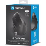 Natec - Crake 2 - Draadloze Muis - Zwart - Bluetooth 5.2