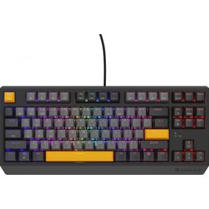 Genesis Thor 230 TKL Anchor grijs Negative RGB Outemu rood