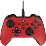 Genesis Gamepad MANGAN 300 bedraad/zwart (Android, Nintendo, PC), Controller, Rood