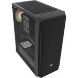 Fury - OBUDOWA SHOBO SH4 RGB - Midi Tower - Zwart - Staal en Glas
