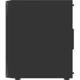Natec - Fury Shobo SH4F - PC-behuizing - Zwart - Staal/Plastic - RGB Verlichting