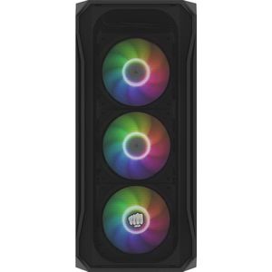 Natec - Fury Shobo SH4F - PC-behuizing - Zwart - Staal/Plastic - RGB Verlichting