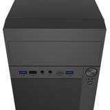 Natec - Helix - PC Behuizing - Zwart - USB C - Mini Tower