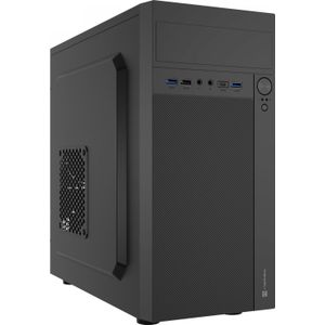 Natec PC Case Helix USB-C MATX Mini Tower zwart
