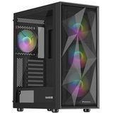 GENESIS - Diaxid 605 ARGB - PC Behuizing - Zwart - USB-C - Midi Tower