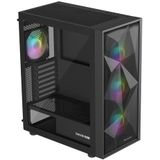 GENESIS - Diaxid 605 ARGB - PC Behuizing - Zwart - USB-C - Midi Tower