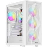 Genesis - Diaxid 605 ARGB - PC-Behuizing - Wit - Duurzaam