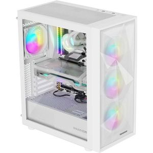 Genesis - Diaxid 605 ARGB - PC-Behuizing - Wit - Duurzaam