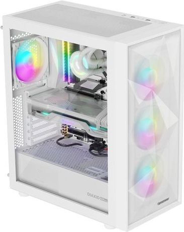 Genesis - Diaxid 605 ARGB - PC-Behuizing - Wit - Duurzaam