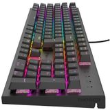 Genesis - THOR 303 Silent - Toetsenbord - Zwart - Bedraad