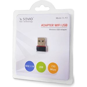 Elmak - CL-43 - Netwerkadapter - Zwart - USB Type-A - WLAN