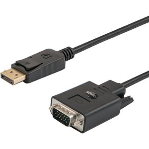 Savio CL-92 Cable Displayport (M) - VGA (M) 1,8m