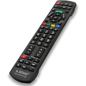 Savio - RC-06 - Afstandsbediening - Zwart - Draadloos - Infrarood