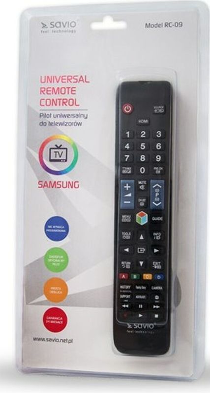 Savio RC-09afstandsbediening IR Draadloos TV Drukknopen