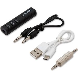 Savio - Zender Audio-Ontvanger - Zwart - Bluetooth - 3,5 mm TR-11/B