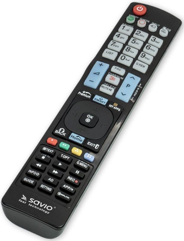 Savio RC-11 afstandsbediening IR Draadloos TV Drukknopen