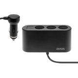 Savio 12/24V auto aansteker contactdoos splitter SA-024