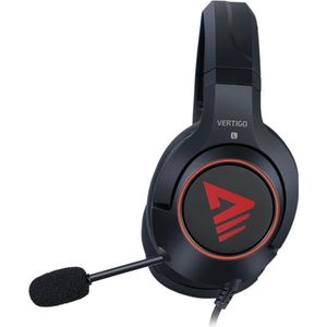Savio - Vertigo 7.1 - Gaming Headset - Zwart - Rood - Veelkleurig