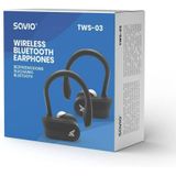Savio TWS-03 draadloos bluetooth earphones