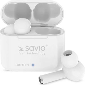 Savio Earphones TWS-07 Bluetooth + microfoon