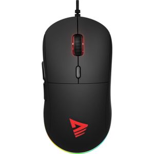 Savio GAMBIT zwarte gaming muis (Bedraad), Muis, Zwart