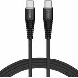 Savio - CL-160 USB Kabel - 2 m - USB 2.0 - USB C - Zwart