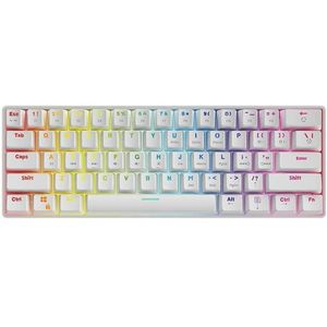 SAVIO Mechanisch keyboard Whiteout Blue (Outemu Blue), wit